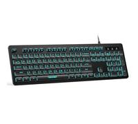 TECKNET Clavier filaire pleine grandeur, Plug and Play, compatible Windows