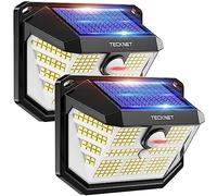 TECKNET Lampe Solaire Extérieur,231 LEDs Éclairage Extérieur Solaire à 300°