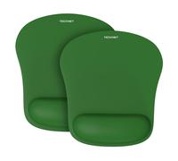 TECKNET Lot de 2 tapis de souris ergonomiques avec repose-poignet, pour jeux vid o, soulagement de la douleur, confortables et portables, pour or
