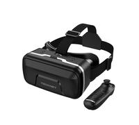 TECKNET Lunettes VR pour téléphones portables avec poignée, lunettes de réalité virtuelle 3D avec vision HD 110°, anti-lumière bleue et vitesses réglables, lunettes VR confortables pour iPhones