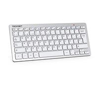 TECKNET Mini Clavier sans Fil Espagnol, Clavier Ultra-Souple USB sans Fil pour Ordinateur Portable, Smart TV Android, Ordinateur Portable
