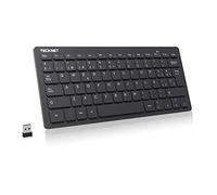 TECKNET Mini Clavier sans Fil Espagnol, Clavier Ultra-Souple USB sans Fil pour Ordinateur Portable, Smart TV Android, Ordinateur Portable