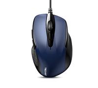 TECKNET Mouse Pro S2 Souris Filaire Optique Haute Précision 6 Boutons 6400 DPI 4 DPI Réglable Souris Ergonomique pour Windows 11/10/8.1/8/Vista/XP/Mac Ordinateur Portable/Bureau Câble 1.5M-Bleu