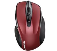 TECKNET Souris Bluetooth, 4800 DPI Souris sans Fil Tri-Modes BT 5.0/3.0+2.4G, 30 Mois d'autonomie Batterie, Silencieuse pour Ordinateur Portable, Windows, Mac OS, Android