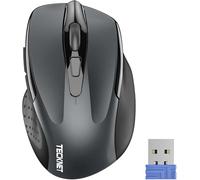 TECKNET Souris Bluetooth, 4800 DPI Souris sans Fil (Tri-Modes : BT 5.0/3.0+2.4G), 30 Mois d'autonomie de la Batterie, Souris sans Fil silencieuse pour Ordinateur Portable, Windows, Mac OS, Android