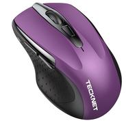 TECKNET Souris Bluetooth, 4800 DPI Souris sans Fil (Tri-Modes : BT 5.0/3.0+2.4G), 30 Mois d'autonomie de la Batterie, Souris sans Fil silencieuse pour Ordinateur Portable, Windows, Mac OS, Android