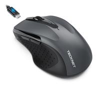 TECKNET Souris Bluetooth avec Jiggler, Souris sans Fil Rechargeable