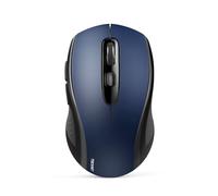 TECKNET Souris Bluetooth sans Fil 3 Modes (BT5.0/3.0+2.4G) Ergonomique Souris avec Récepteur Nano USB, 4000 DPI Réglable Optique Wireless Mouse pour Ordinateur, Laptop, Mac, PC, Windows, Bleu