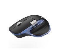 TECKNET Souris Bluetooth, Souris sans Fil Ergonomique avec 3 Modes (BT5.0/5.0+2.4G), Rechargeable, 4800 DPI Réglable avec Molette Latérale Souris Silencieuse pour Ordinateurs, Mac, PC, Windows, Bleu