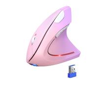 TECKNET Souris Ergonomique sans Fil Rechargeable, Souris Verticale Bluetooth 3 Modes (BT5.0/3.0+2.4G) 4800 DPI Réglable, 6 Boutons, Souris Silencieuse pour Ordinateurs, Portables, Mac, PC, Windows