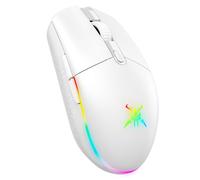 TECKNET Souris Gaming Rechargeable, Souris sans Fil Gamer 8000 DPI avec sans Fil/Souris Filaire Double Mode, 6 Boutons Programmables, Éclairage RGB 6 Modes, Compatible Windows 11/10/8/7/XP