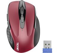 TECKNET Souris sans Fil, 2.4G Souris Optique avec 4000 DPI, Souris Ergonomique pour Ordinateur Portable, PC avec Récepteur USB