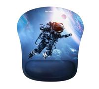 TECKNET Tapis de Souris avec Coussin en Gel, Tapis de Souris en Mousse à mémoire de Forme, Ergonomique, étanche, Confortable, avec Repose-Poignet pour Toutes Les Souris, offfice, Maison, Ordinateur