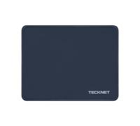 TECKNET Tapis de Souris de Jeu, 270 x 210 mm, avec Caoutchouc imperméable et antidérapant, pour PC, Bureau, Travail, Jeux, étude, Ordinateur Portable, Ordinateur, Maison - Bleu foncé