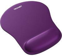 TECKNET Tapis de Souris, Tapis de Souris Ergonomique avec Repose Poignet, Portable, Parfait pour Ordinateur, Bureau, Travail