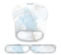 TECKNET Tapis de Souris Ergonomique avec Repose-Poignet, Mémoire de Forme