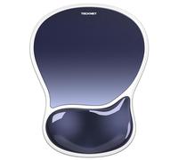 TECKNET Tapis de Souris Ergonomique, Repose-Poignet Gel Forme Goutte, Bleu