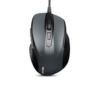 TECKNET UM013 Souris Filaire Ergonomique - 4 DPI durable anti-dérapante Confortable - Gris