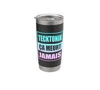 Tecktonik Ça Meurt Jamais - Le Mouvement de Danse des Années Gobelet isotherme en acier inoxydable double paroi