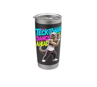Tecktonik Dance Ahead - Beats Electro rétro années 2000 Gobelet isotherme en acier inoxydable double paroi