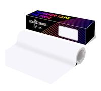 TECKWRAP Rouleau de ruban de transfert en vinyle transparent - 30,5 cm x 15,2 m - Ruban de transfert mat pour vinyle à faible adhérence - Démoulage facile pour décalcomanies, panneaux, fenêtres,
