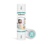 TECKWRAP Rouleau de ruban de transfert transparent en vinyle noir 30,5 x 915 cm pour panneaux autocollants, lettres, autocollants, décalcomanies graphiques, murs