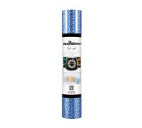 TECKWRAP Vinyle adhésif holographique scintillant Bleu clair 0,3 x 1,5 m