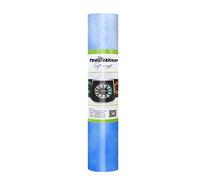 TECKWRAP Vinyle bleu froid changeant de couleur, le blanc translucide devient bleu vif lorsqu'il fait froid, vinyle adhésif pour découpeur, autocollants, décalcomanies, 0,3 x 1,5 m