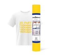 TECKWRAP Vinyle de transfert thermique bouffant 3D pour loisirs créatifs - Vinyle pour loisirs créatifs - Pour loisirs créatifs, vêtements, chemises, logos, chapeaux, tissu compatible avec presse à