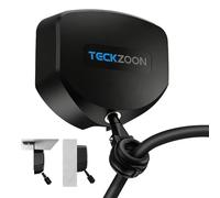 TECKZOON Bobine de câble automatique rétractable pour borne de recharge, montage 2-en-1 au plafond et au mur, bobine de câble EV auto-enroulante, support de câble pour câbles de charge de type 2