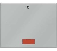 Tecla con "0" e indicador luminoso series berker K.x de hager, acero