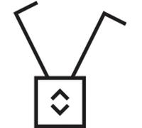 Tecla simple de persianas berker.Net, para serie berker K.1 de hager, antracita