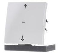 Tecla simple de persianas KNX vía radio quicklink - Pulsador berker.Net de aplicación KNX, para series berker S.1/ B.3/ B.7 de hager, blanco polar, brillo