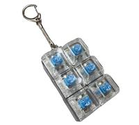 Teclado Antiestrés Fidget Clicker, Juguete Sensorial Con 6 Botones Iluminados, Simulador De Teclas Con Sonido Click, para Niños, Adolescentes Y Adultos, USO En Oficina, Escuela, Aula, Viajes, Hogar Y