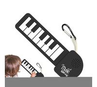 Teclado de piano plegable de silicona eléctrica, instrumento d-e práctica d-e textura suave para actividades al libre, aire hogar, parque, viaj | Rouleau el piano electrónico, el pequeño piiano
