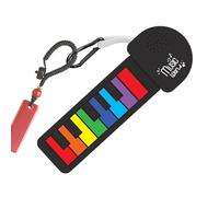 Teclado de piano plegable de silicona eléctrica, instrumento d-e práctica d-e textura suave para actividades al libre, aire hogar, parque, viaj | Rouleau el piano electrónico, el pequeño piiano