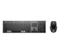 Teclado inalámbrico HP 720 Recargable Bluetooth USB Completo Negro con Ratón incluido