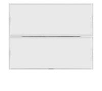 Teclado KNX 2 fases, series berker K.x de hager, blanco/blanco polar