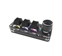 Teclado Mecânico RGB Mini Gaming Programação Personalizada Interruptor Vermelho 3 Teclas 1 Botão 2.4G Bluetooth Sem Fio Teclados