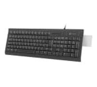 NATEC NKL-2052 clavier Bureau USB QWERTY Espagnole Noir