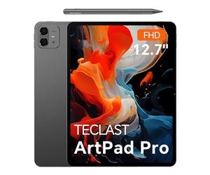 TECLAST Artpad Pro Tablette 12.7" Écran 2K | Helio G99 | Dual SIM 4G LTE | 20Go RAM+256Go ROM | 10000mAh Charge 30 W | Widevine L1 | Tablette avec Stylet