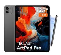 TECLAST Artpad Pro Tablette 12.7 Pouces 2176×1600, Tablette Android 15, 2.2GHz Helio G99, Tablette Tactile Dual SIM 4G LTE, 20Go RAM+256Go ROM(TF 4TB), 10000mAh 30W Schnellladung, Tablette avec Stylet