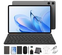 Teclast P30 Tablette 4 Go RAM + 128 Go et écran 10,1'' avec clavier, souris, stylet, écouteurs, support et housse - Gris spatial