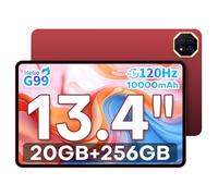 TECLAST T65 PLUS Tablette 13.4 Pouces, Écran 120Hz, Helio G99 2.2GHz Octa-Core Gaming, 20Go RAM+256Go ROM(TF 8To), Dual SIM 4G LTE, 10000mAh/18W,Tablette Tactile Android/Widevine L1/13MP/OTG/GPS, 2026