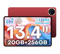TECLAST T65 PLUS Tablette 13.4 Pouces, Écran 120Hz, Helio G99 2.2GHz Octa-Core Gaming, 20Go RAM+256Go ROM(TF 8To), Dual SIM 4G LTE, 10000mAh/18W,Tablette Tactile Android/Widevine L1/13MP/OTG/GPS, 2026