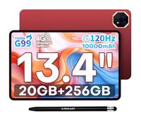 TECLAST T65 Plus Tablette 13.4 Pouces, Écran 120Hz, Helio G99 2.2GHz Octa-Core Gaming, 20Go RAM+256Go ROM(TF 8To), Dual SIM 4G LTE, 10000mAh/18W,Tablette Android/Widevine L1/13MP/OTG/GPS, 2026