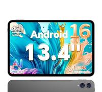 TECLAST T65 Tablette 13.4" Android 16, 120Hz Tablet 4G LTE, 48Go+128Go+4To | Dual SIM Gemini AI, 2.2Ghz Octa-Core T7280, 8000 mAh, Widevine L1, GPS, Pour Films+Lire