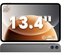 TECLAST T65 Tablette 13.4 Pouces 120Hz Tablette Android 15, Dual SIM 4G LTE+5G WiFi, 2.2GHz Octa-Core, 20Go RAM+128Go ROM(TF 4TB), Tablette Tactile 8000mAh/Widevine L1/13MP/BT5/GPS, 2025