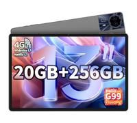 TECLAST T65MAX Tablette 13 Pouces 2K, Helio G99 Octa-Core 2.2GHz, 4G LTE SIM, 20Go RAM+256Go ROM(TF 8To),Tablette Android 14,10000mAh,Tablette Tactile Gaming,5GWiFi/13MP/BT5.2/Widevine L1/GPS/Face ID