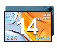 TECLAST T70 Tablette 14 Pouces 2.2K, Helio G100 2.2GHz Octa-Core, 10000mAh